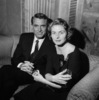 Cary Grant and Ingrid Bergman - Photograph of Ingrid Bergman and Cary Grant.