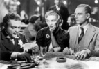 Secret Agent (1936) - photograph - Photograph of John Gielgud, Peter Lorre and Madeleine Carroll (''Secret Agent'').