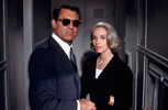 North by Northwest (1959) - photograph - Publicity shot of Cary Grant and Eva Marie Saint (''North by Northwest'').