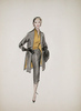The Man Who Knew Too Much (1956) - costume sketch - Edith Head costume sketch for ''The Man Who Knew Too Much (1956)''.