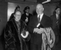 Alfred and Alma Hitchcock (1960) - Photograph of Alma Reville and Alfred Hitchcock, taken at Rome's Ciampino airport in October 1960.