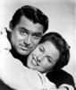 Suspicion (1941) - photograph - Publicity shot of Cary Grant and Joan Fontaine in ''Suspicion''.