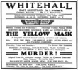 Murder! (1930) - newspaper advert - Newspaper advert for ''Murder!'' (1930) from the ''Kent and Sussex Courier'' (15/May/1931).